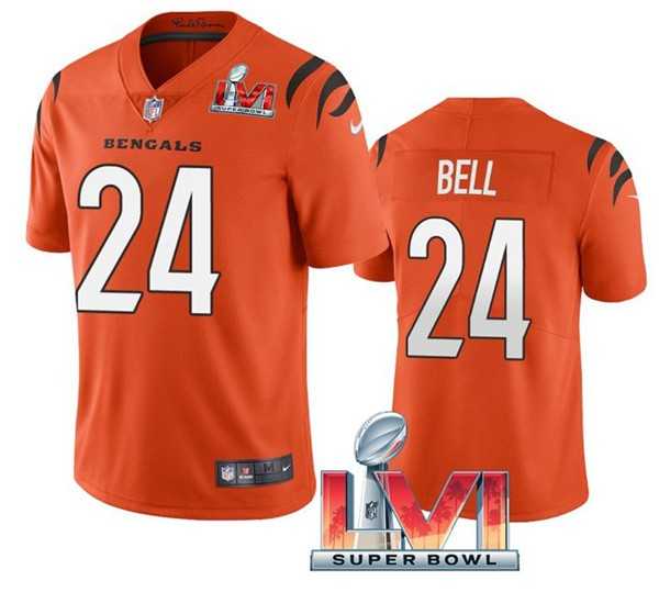 Nike Bengals Men & Women & Youth 24 Vonn Bell Orange 2022 Super Bowl LVI Vapor Limited Jersey,We sell and wholesale Nike Bengals Men & Women & Youth 24 Vonn Bell Orange 2022 Super Bowl LVI Vapor Limited Jersey on line form chian!